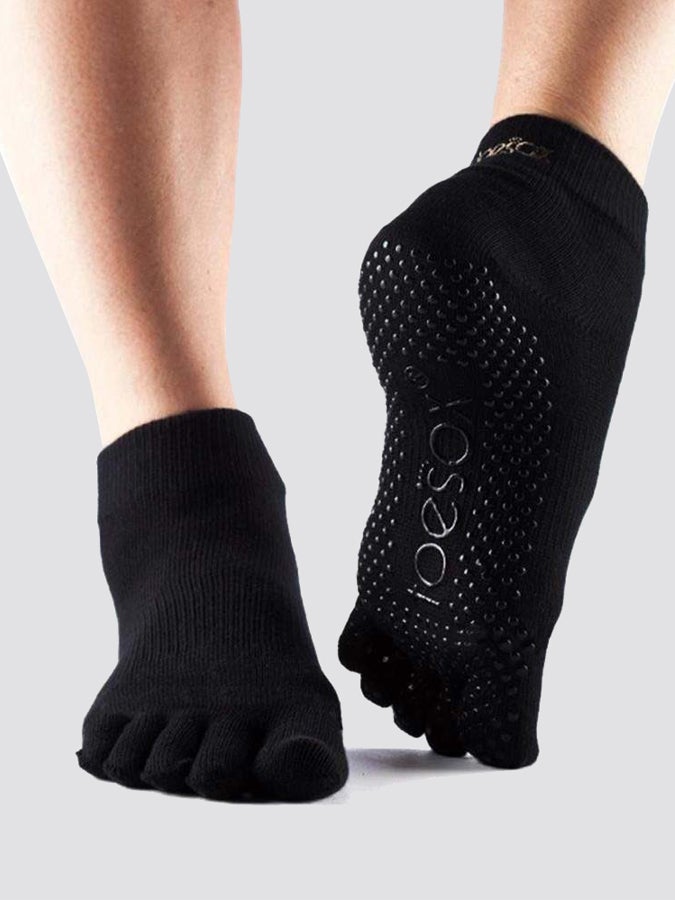 Toesox Ankle Full Toe Yoga Socks