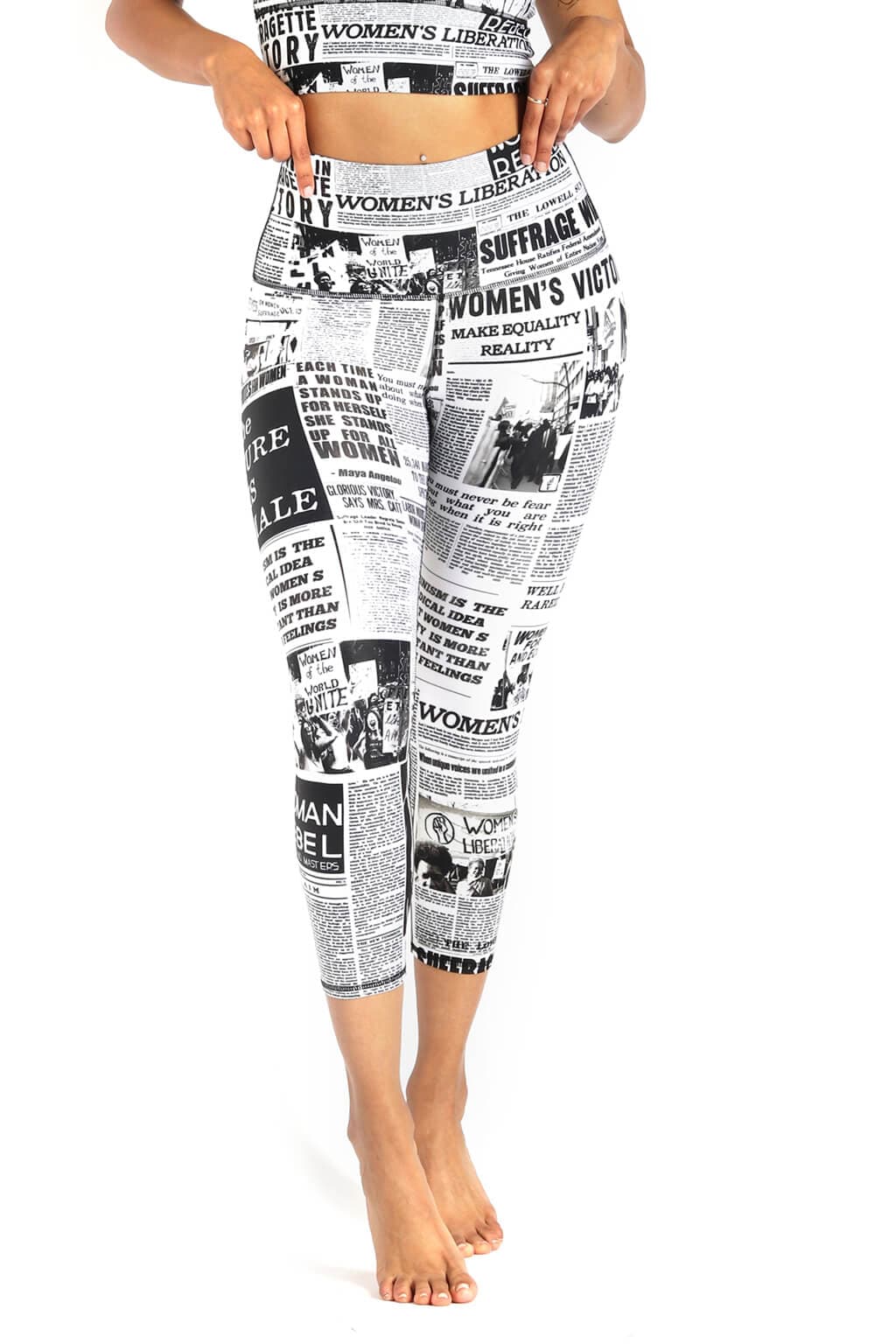 Yoga Democracy Capri Length Leggings