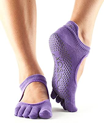 Toesox Bellarina Half Toe Yoga Socks