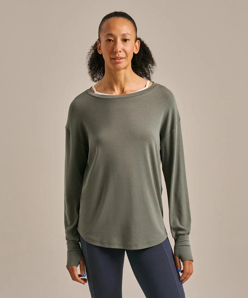 BAM Luxe Longline Yoga Top