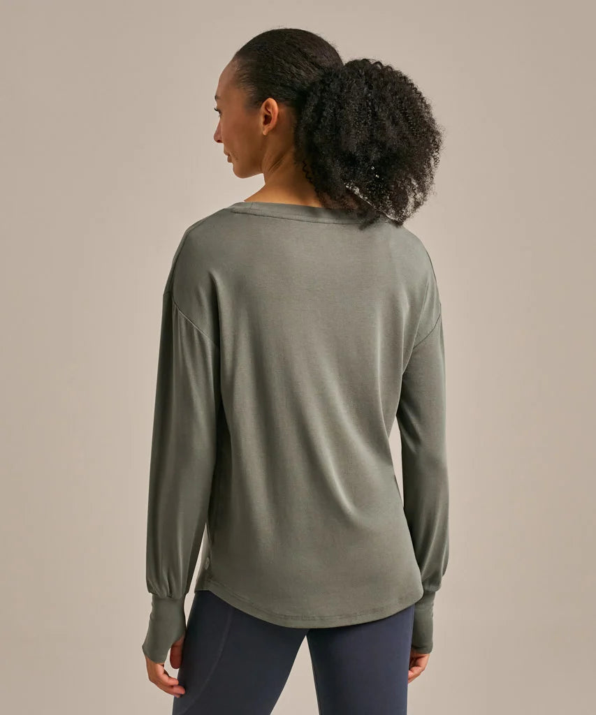 BAM Luxe Longline Yoga Top