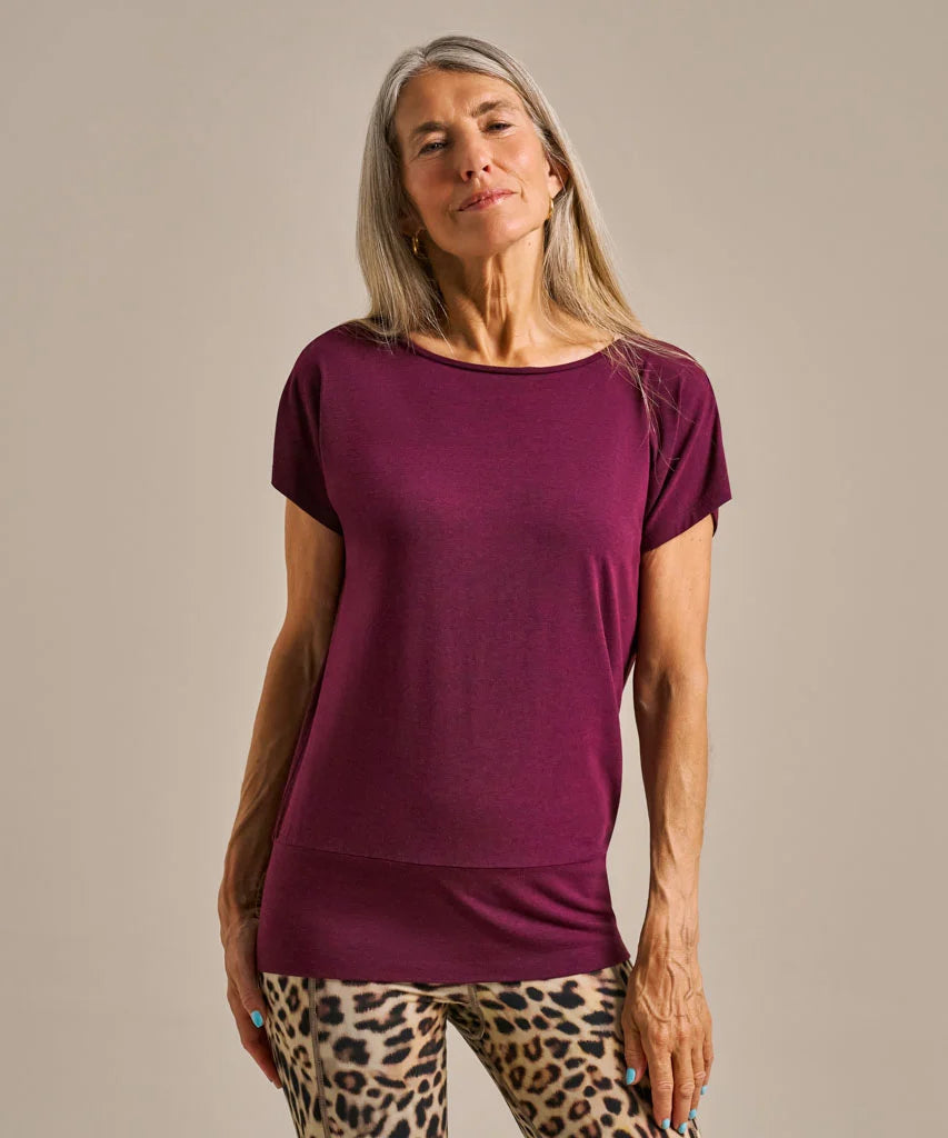 BAM Short Sleeve Flow Top