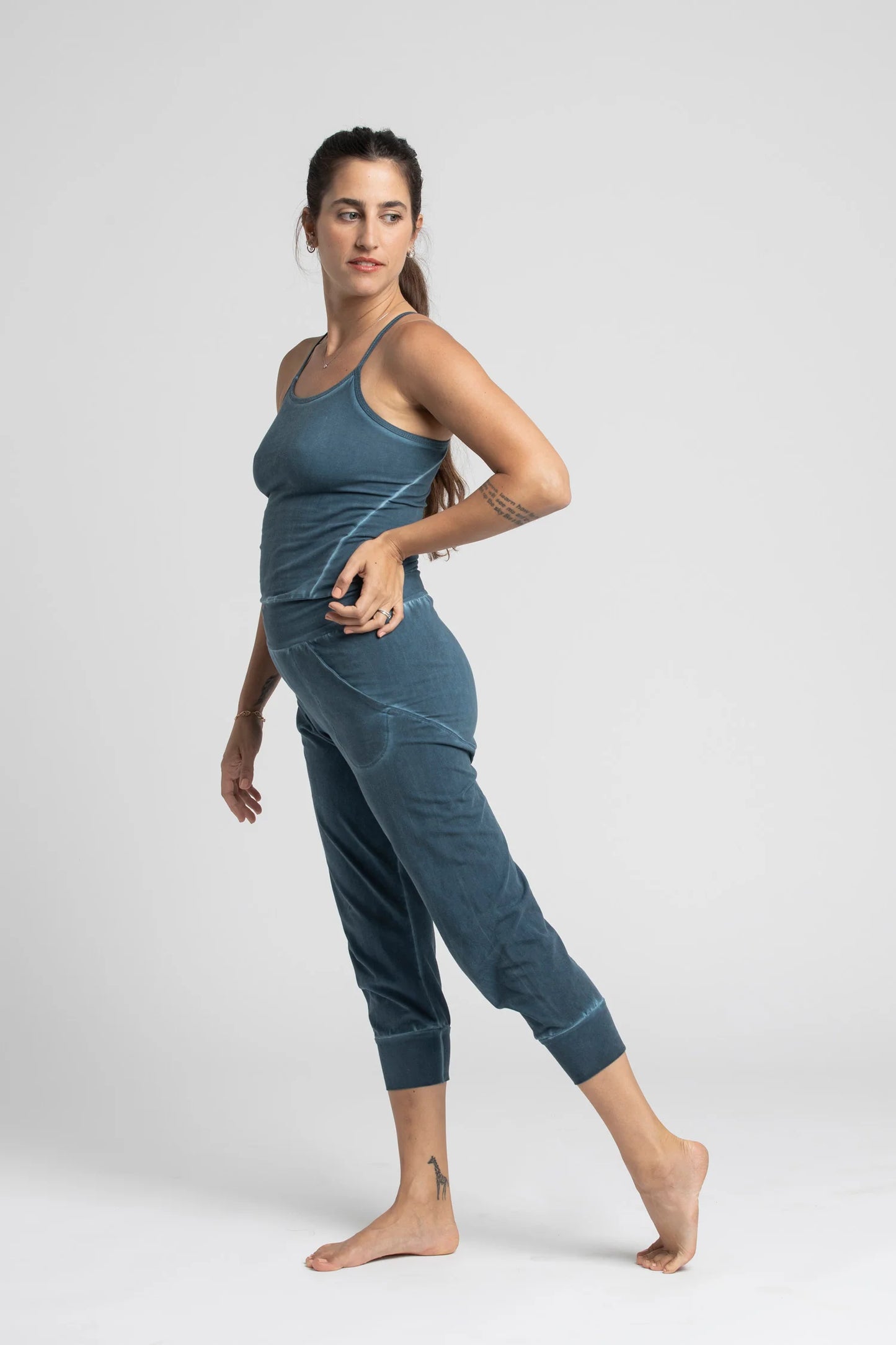 Ripple Stonewashed Yoga Jumpsuit