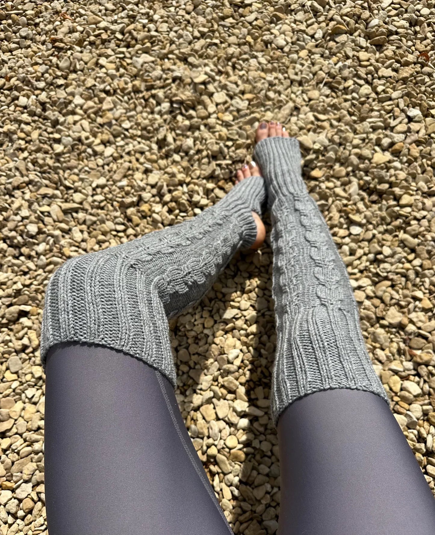 Handmade Lambswool Leg Warmers from Ukraine