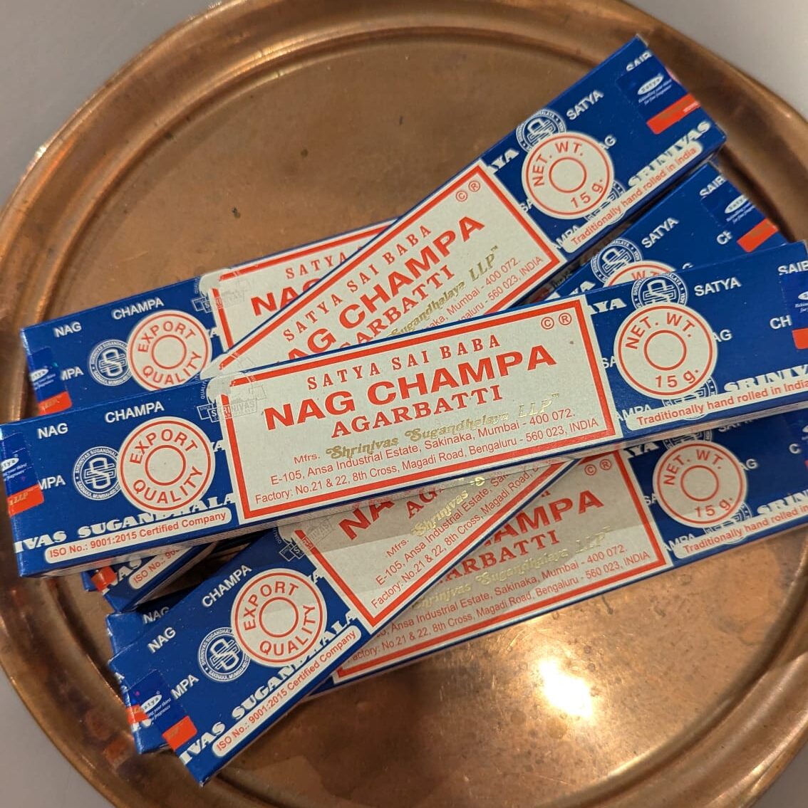Shrinivas Sugandhalaya Nag Champa Incense Sticks 15g