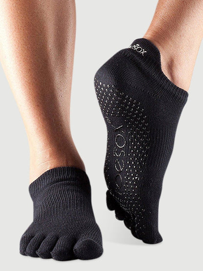 Toesox Low Rise Full Toe Yoga Socks