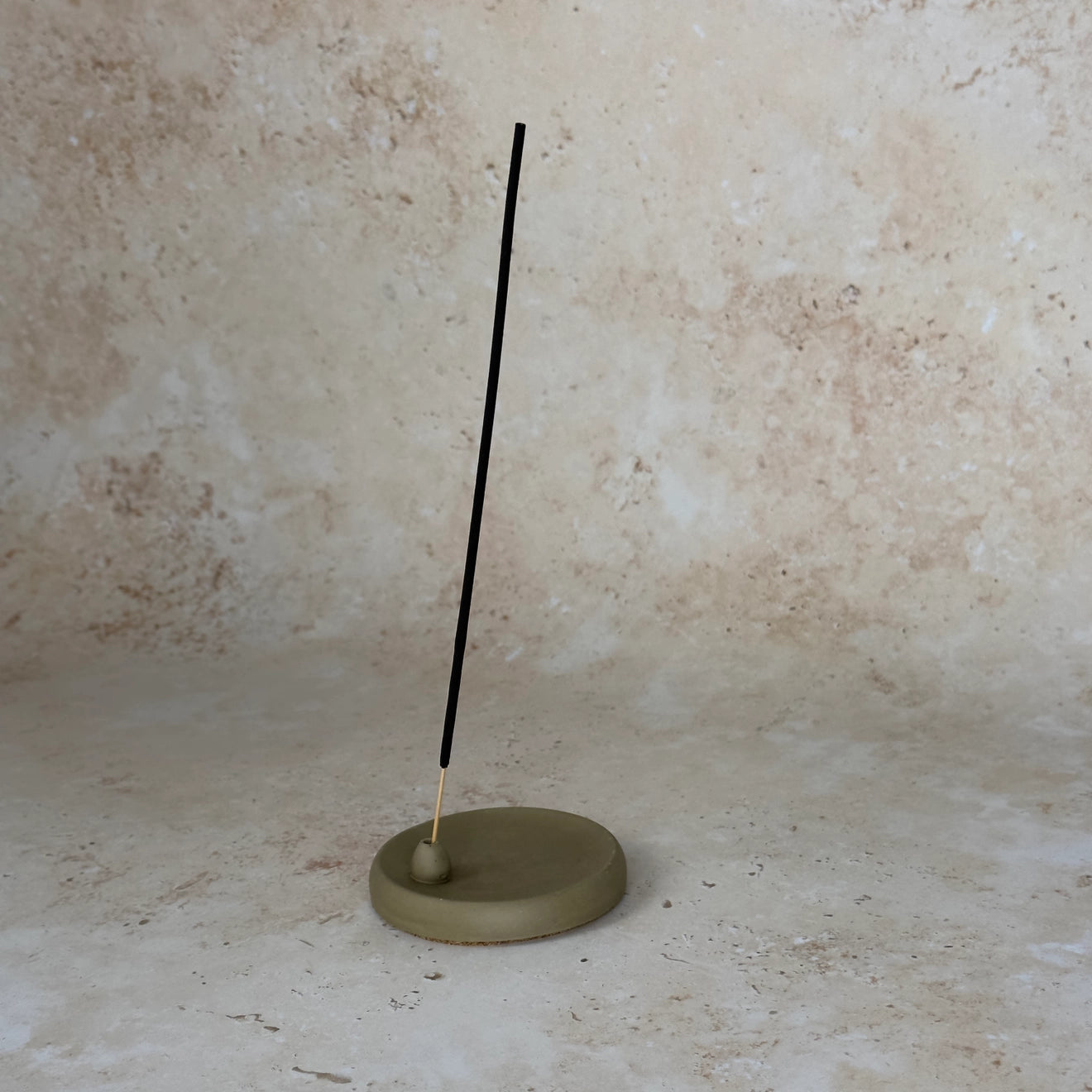 ZenRound Concrete Incense Holder