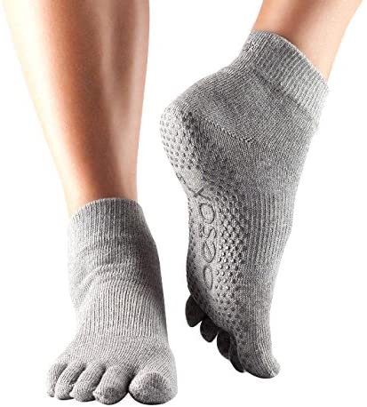 Toesox Ankle Full Toe Yoga Socks