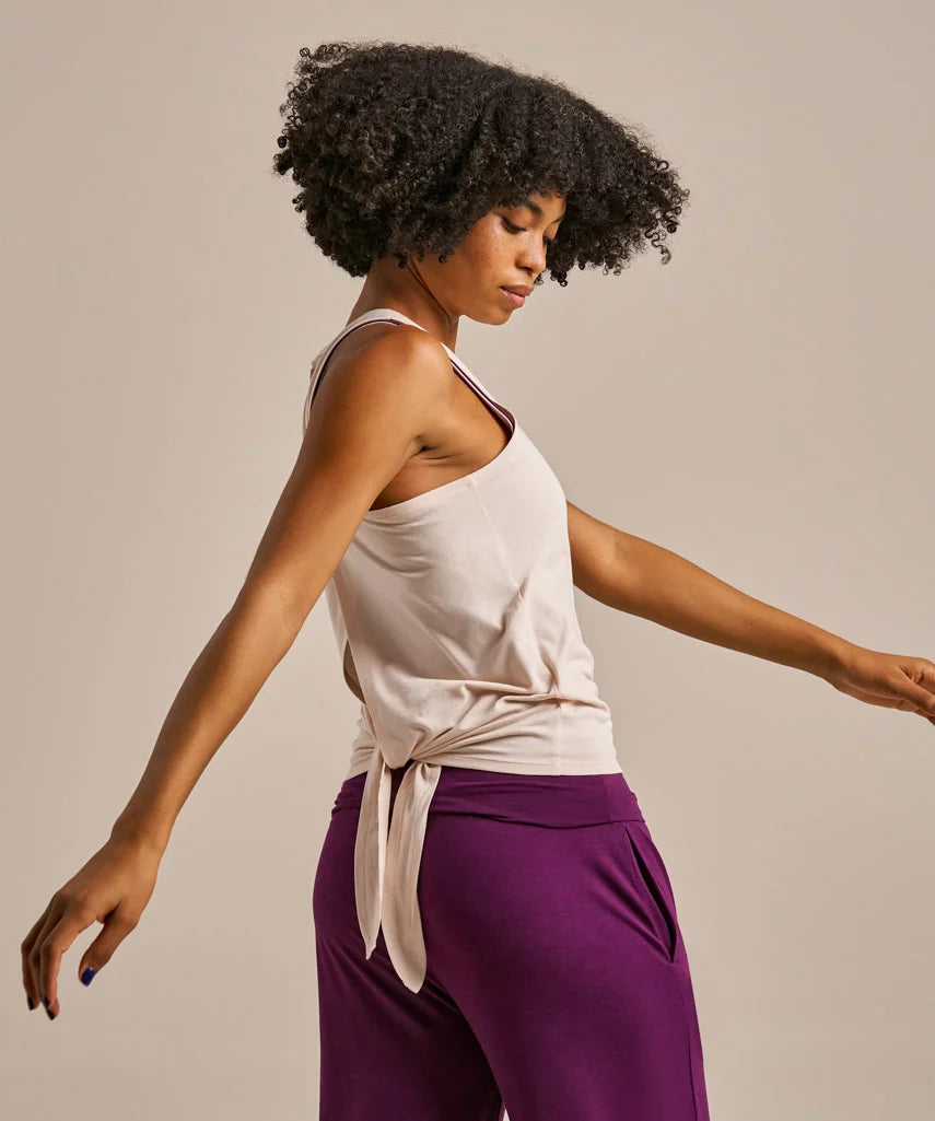 BAM Tie Back Vest Top
