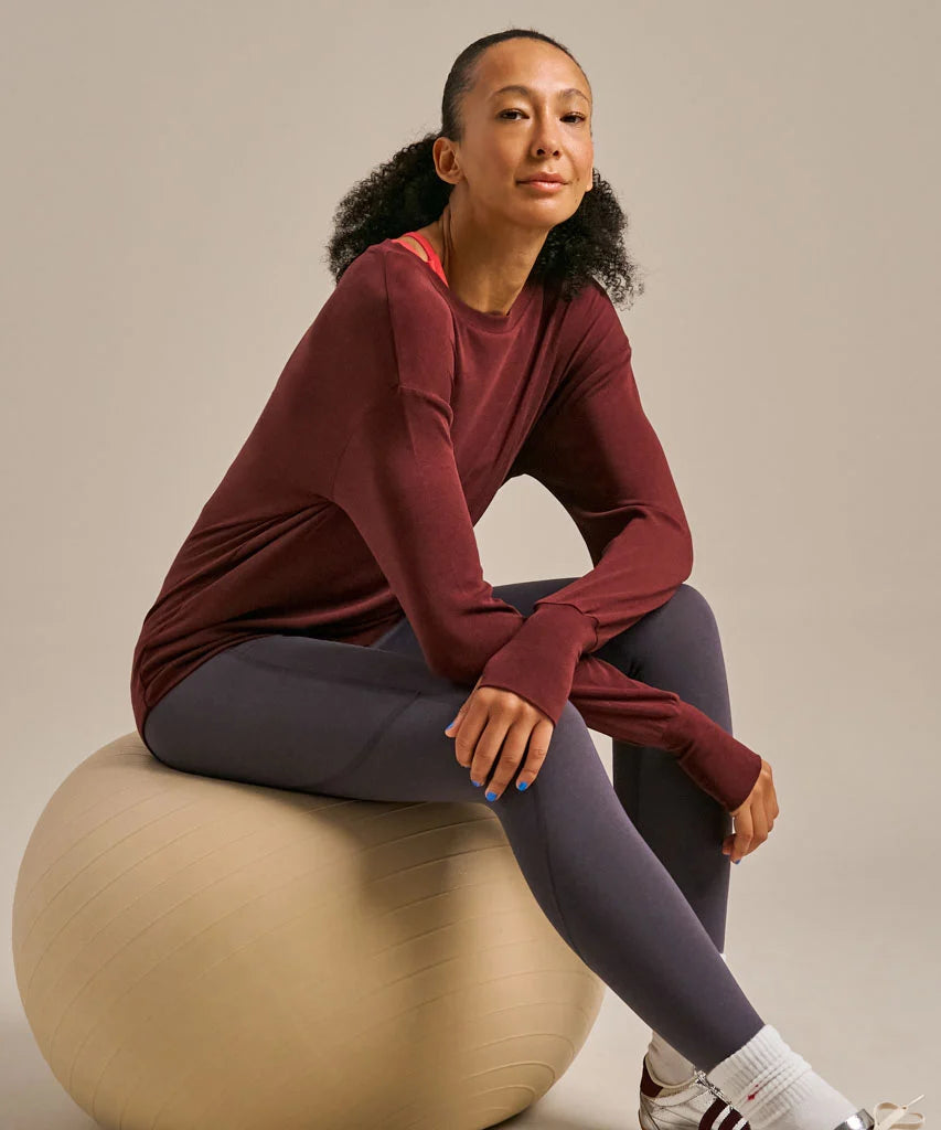 BAM Luxe Longline Yoga Top