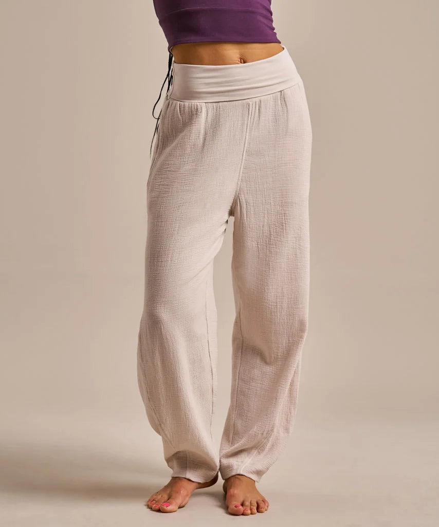 BAM Tulip Leg Cotton Gauze Yoga Pants