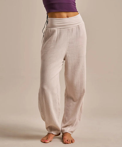 BAM Tulip Leg Cotton Gauze Yoga Pants