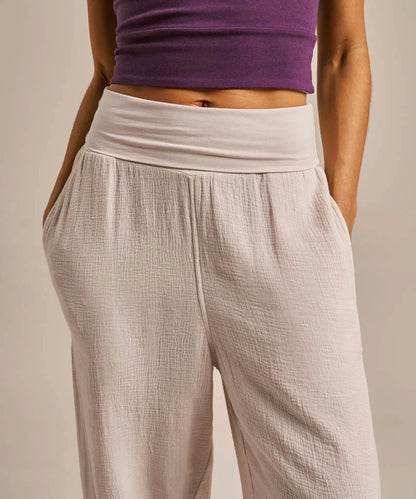 BAM Tulip Leg Cotton Gauze Yoga Pants