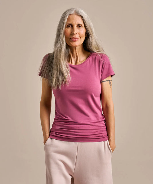 BAM Gathered Hem Bamboo Tshirt