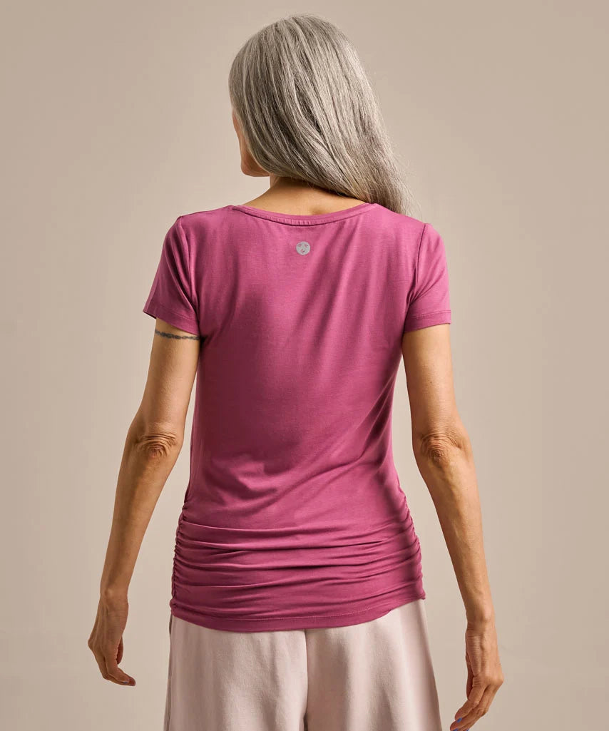 BAM Gathered Hem Bamboo Tshirt
