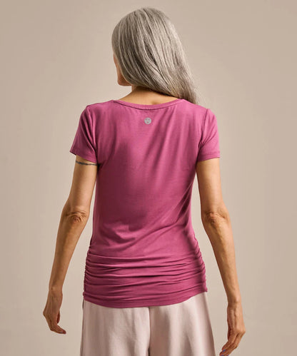 BAM Gathered Hem Bamboo Tshirt