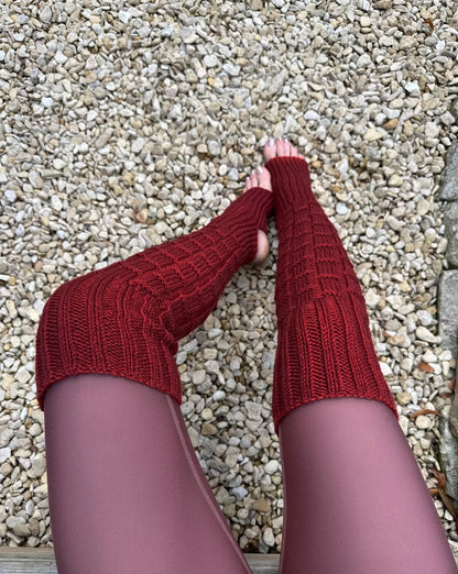 Handmade Lambswool Leg Warmers from Ukraine