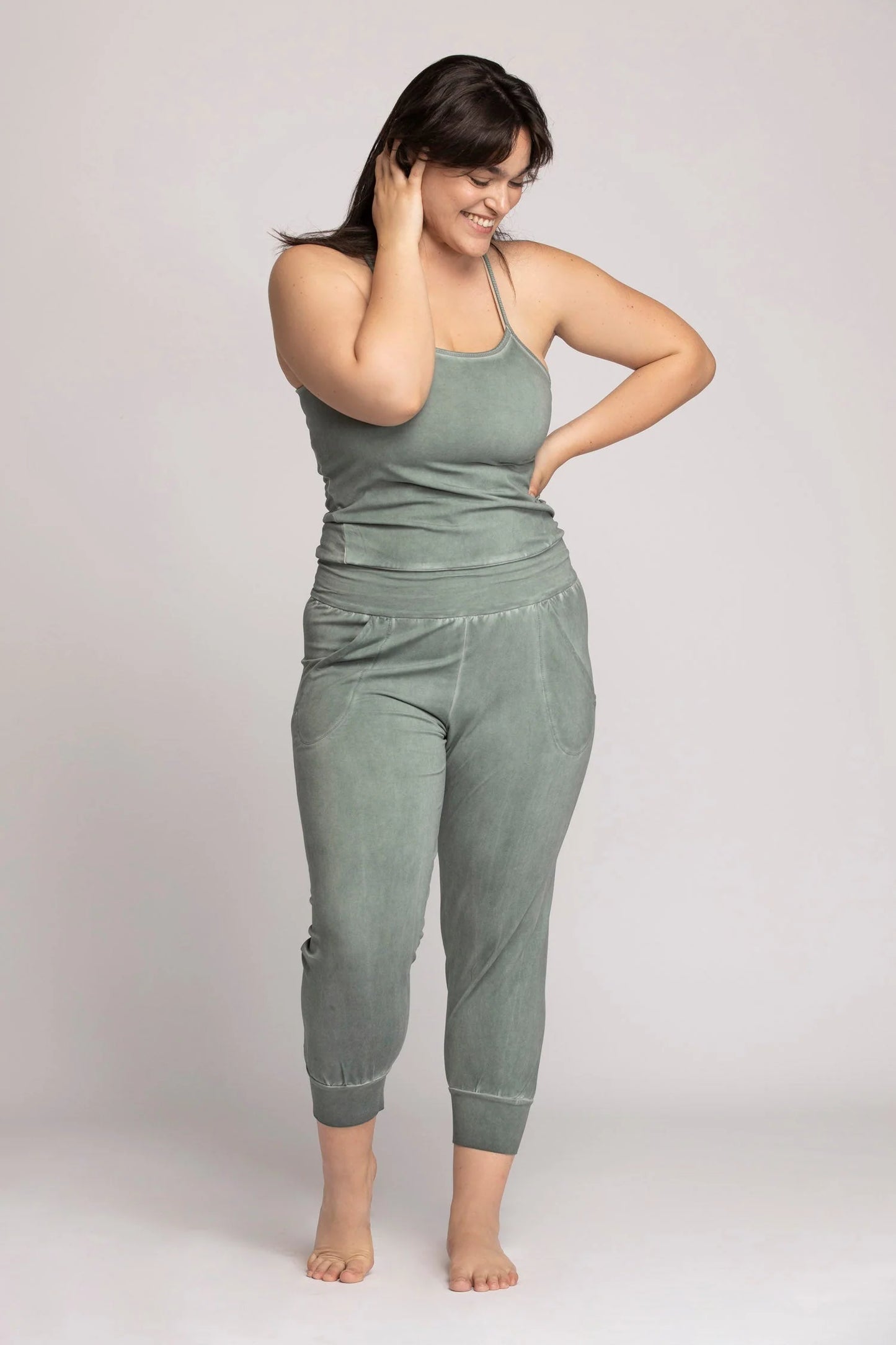 Ripple Stonewashed Yoga Jumpsuit