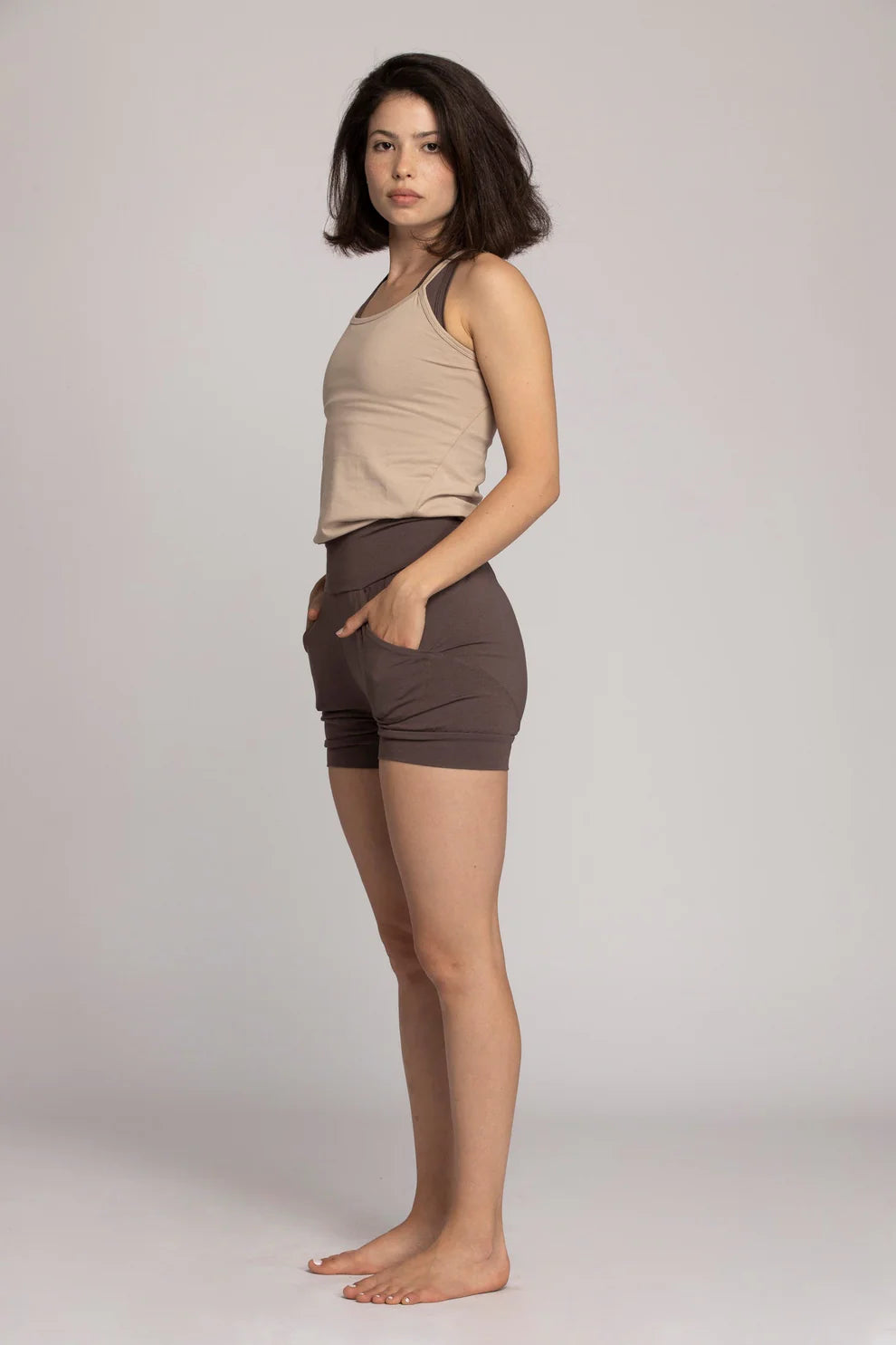 Ripple Slouchy Yoga Shorts