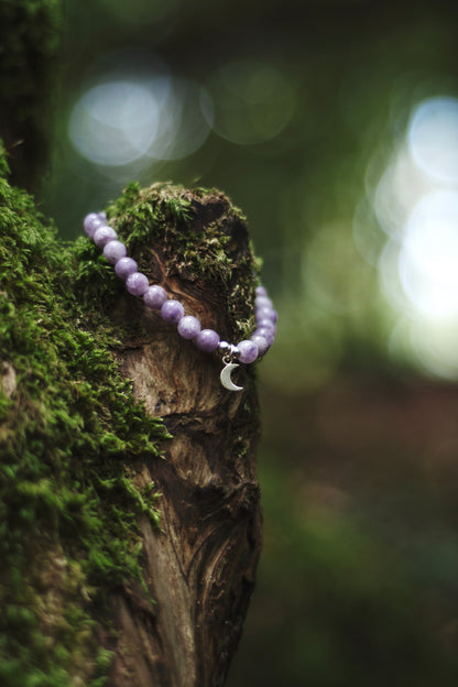 Stone+Halo Gemstone Bracelets