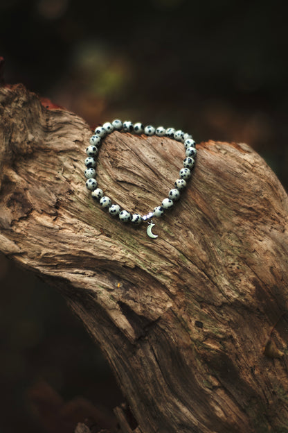 Stone+Halo Gemstone Bracelets