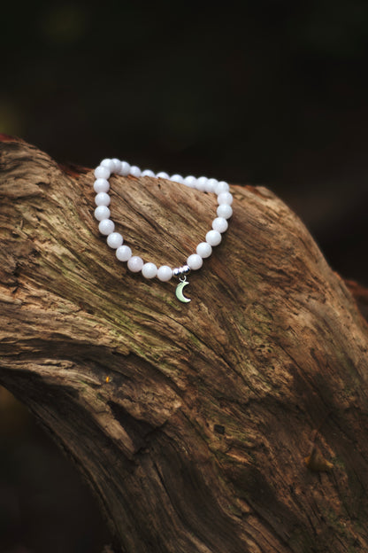 Stone+Halo Gemstone Bracelets