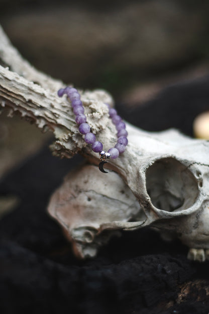 Stone+Halo Gemstone Bracelets