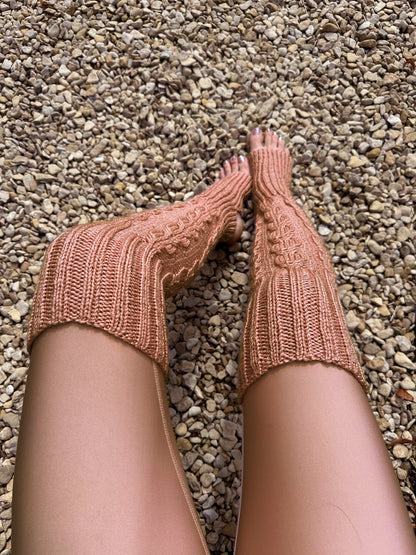 Handmade Lambswool Leg Warmers from Ukraine