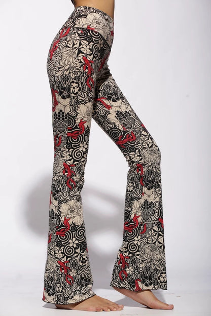 Funky Simplicity Flared Leggings