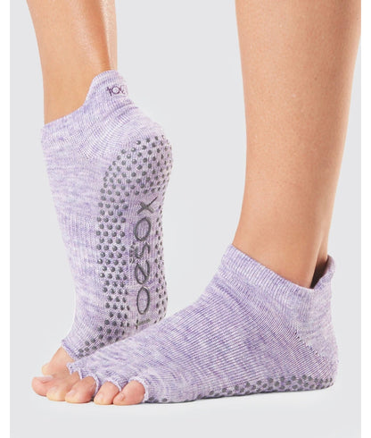 Toesox Low Rise Half Toe Yoga Socks