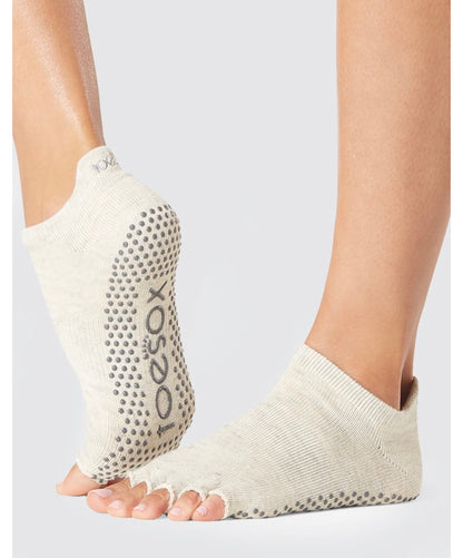 Toesox Low Rise Half Toe Yoga Socks