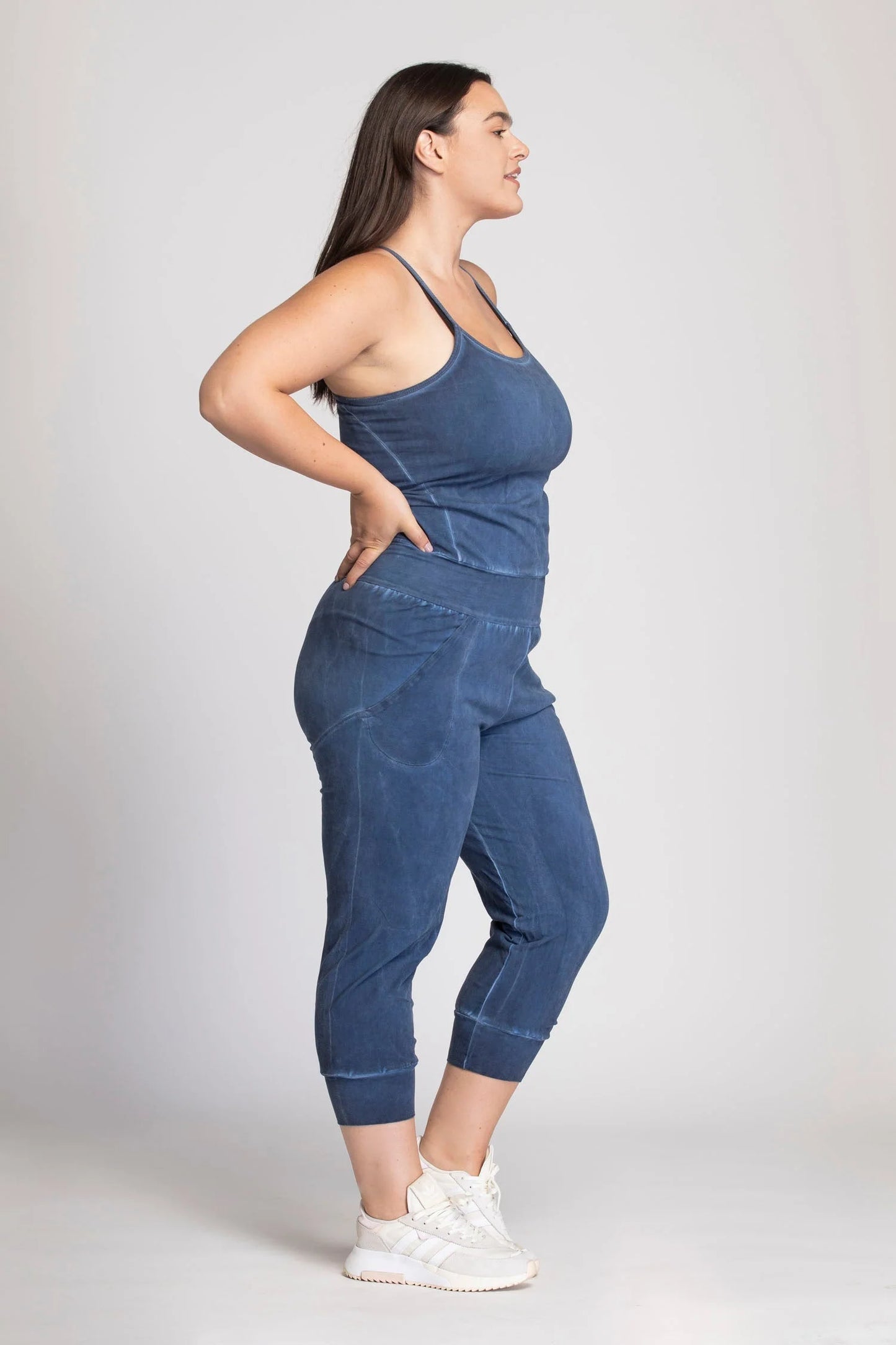 Ripple Stonewashed Yoga Jumpsuit