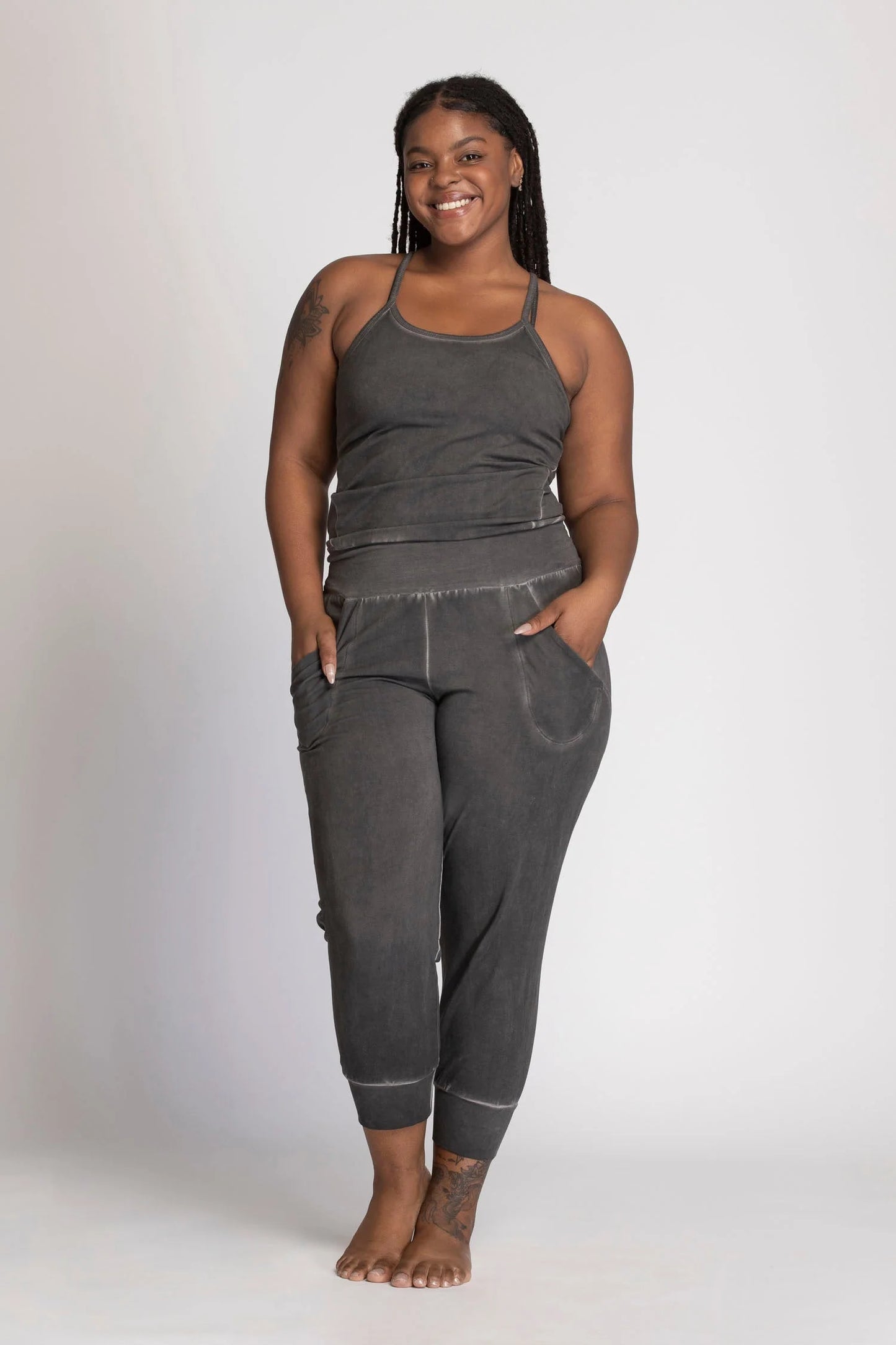 Ripple Stonewashed Yoga Jumpsuit
