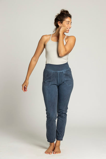 Ripple Long Stonewashed Unisex Yoga Pants