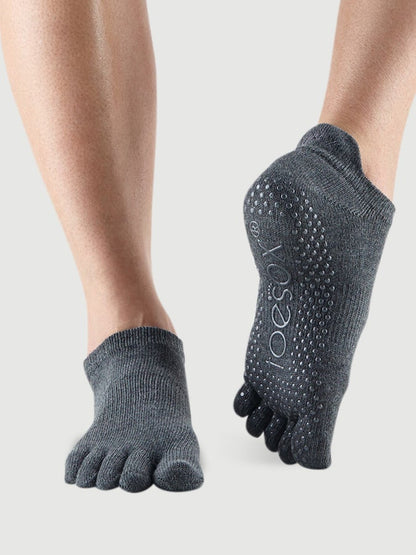 Toesox Low Rise Full Toe Yoga Socks