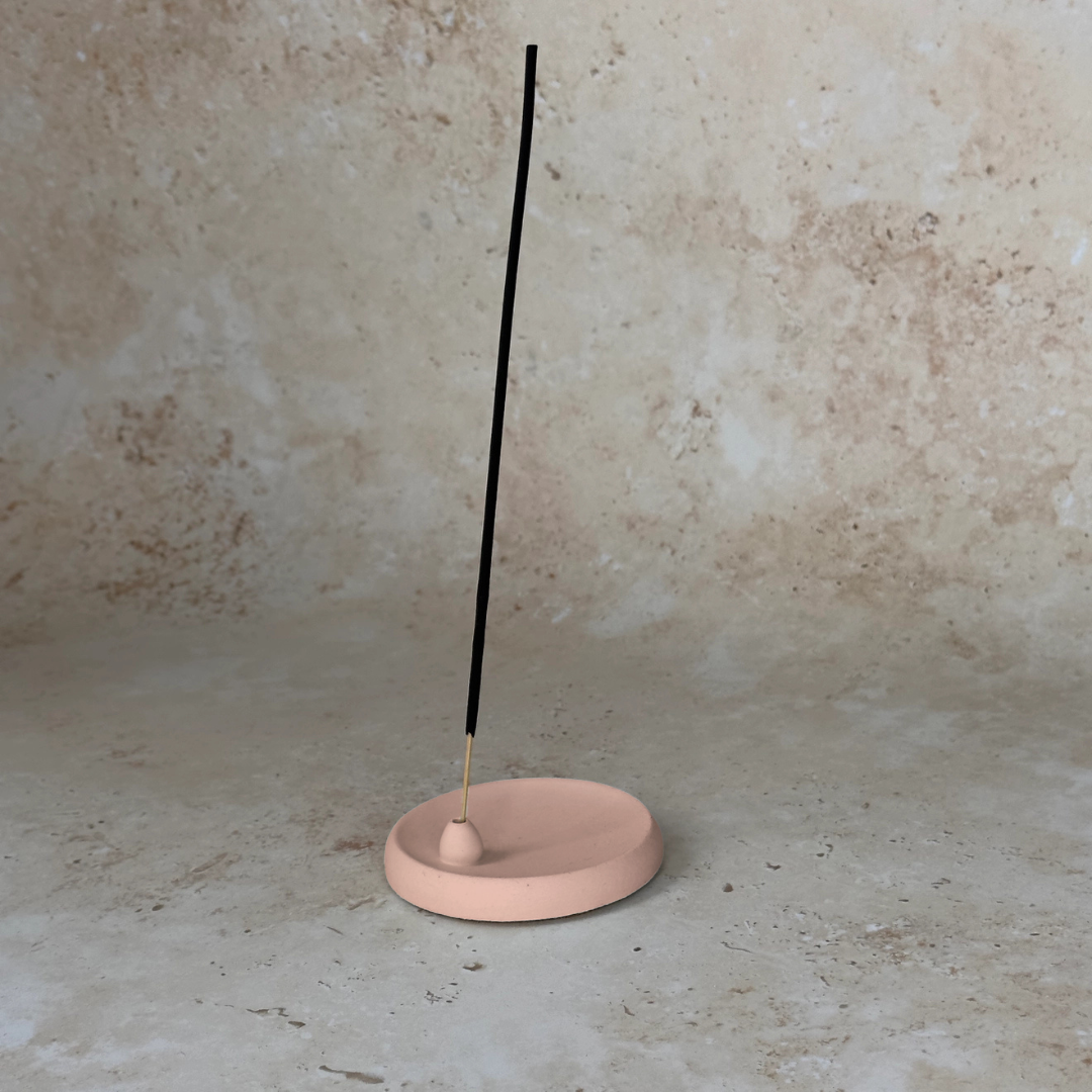 ZenRound Concrete Incense Holder